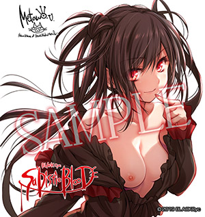 SaDistic BlooD 上田メタヲ描き下ろし複製サイン入り色紙